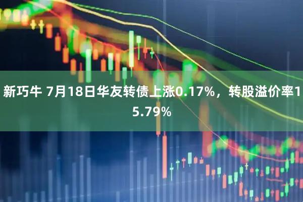 新巧牛 7月18日华友转债上涨0.17%，转股溢价率15.79%