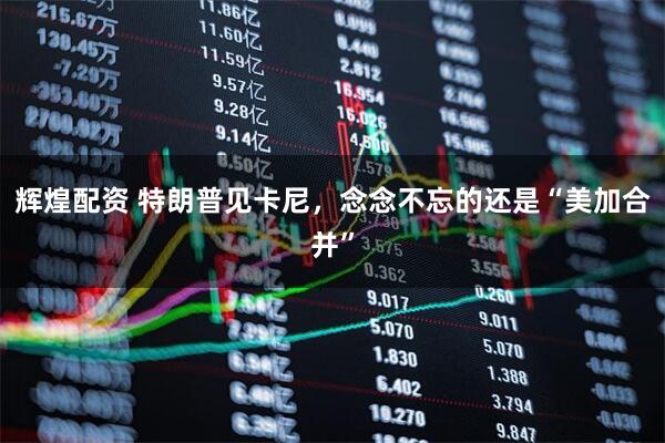 辉煌配资 特朗普见卡尼，念念不忘的还是“美加合并”